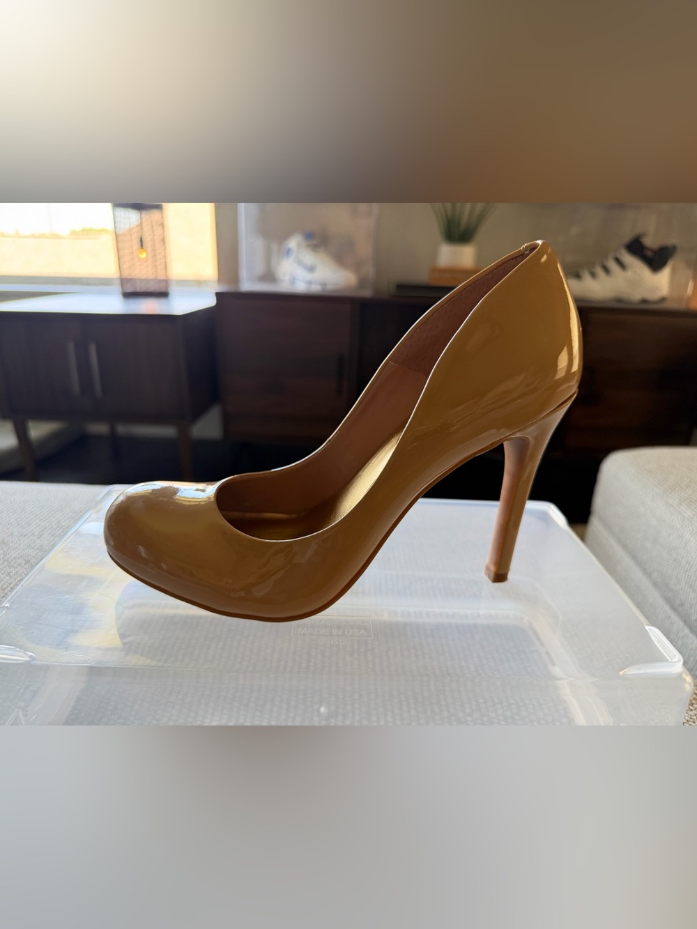 Women’s Classic Patent High Heel NUDE Pumps